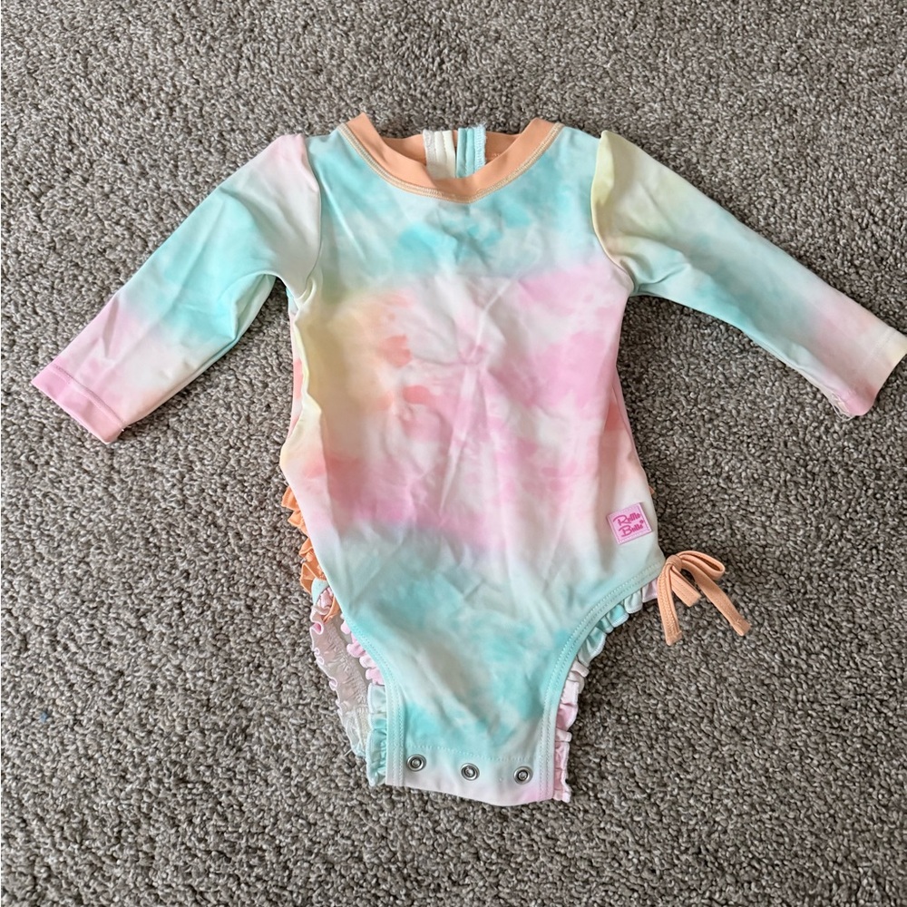 Ruffle Butts Pastel Tie-Dye One Piece